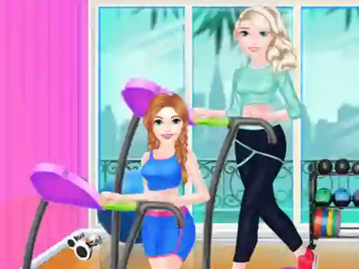 Mchezo Friends Fat To Fit Day online