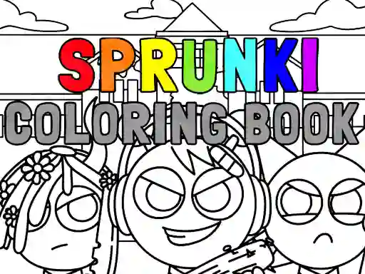 Mchezo Sprunki Coloring Book online