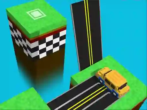 Mchezo Blocky Taxy ZigZag online