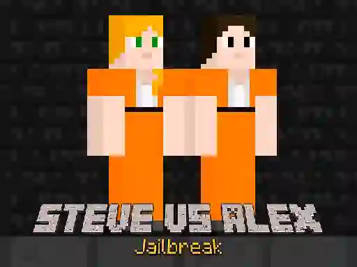 Mchezo Steve vs Alex Jailbreak online