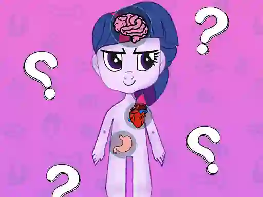Mchezo My Little Pony Learning The Body online
