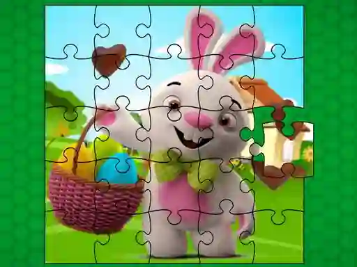 Mchezo Easter Bunny Eggs Jigsaw online