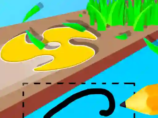 Mchezo Scribble Grass Cutter online