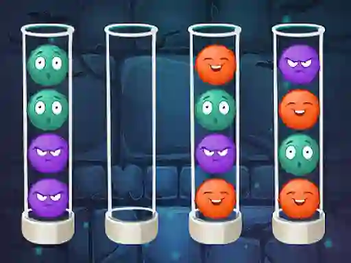 Mchezo Fluffy Balls - Sorting online