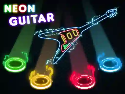 Mchezo Neon Guitar online