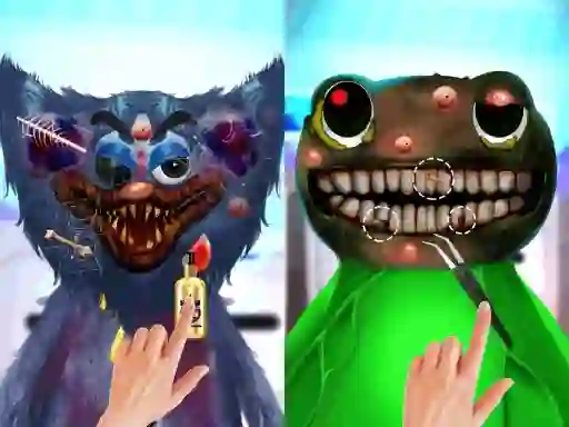 Mchezo Huggy ASMR Monster Makeover online