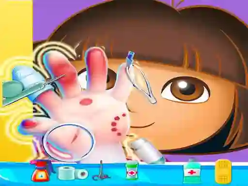 Mchezo Dora Hand Doctor online