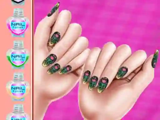 Mchezo Royal Theme Nail Art DIY online