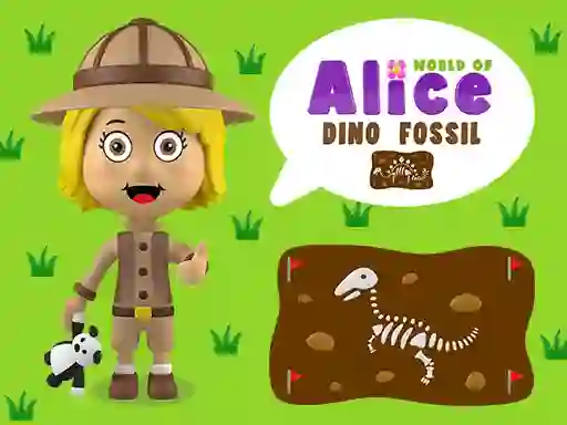 Mchezo World of Alice Dino Fossil online