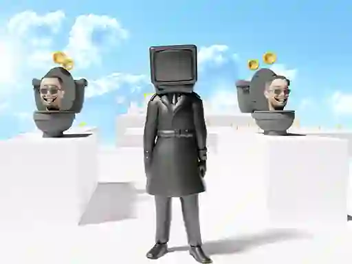 Mchezo Skibidi Toilet Parkour run online