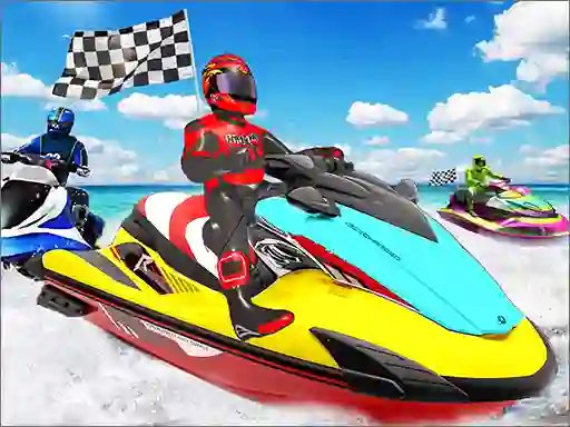 Mchezo Water Boat Racing online