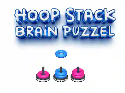 Mchezo Hoop Stack Brain Puzzle Game online