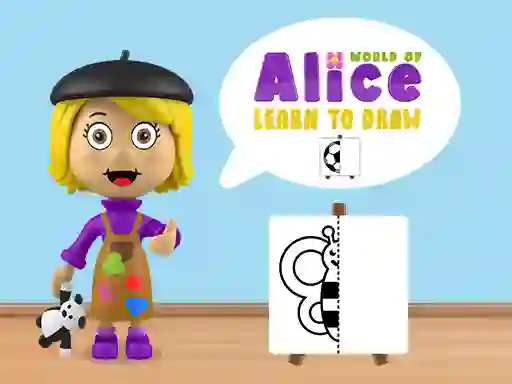 Mchezo World of Alice Learn to Draw online