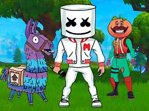 Mchezo Fortnite Jigsaw online