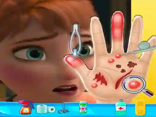 Mchezo Anna hand doctor online