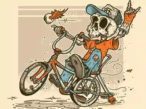 Mchezo Halloween Bike Ride online