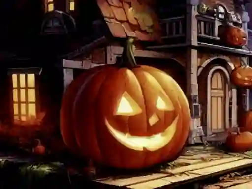 Mchezo Halloweem Pumpkin Adventure online