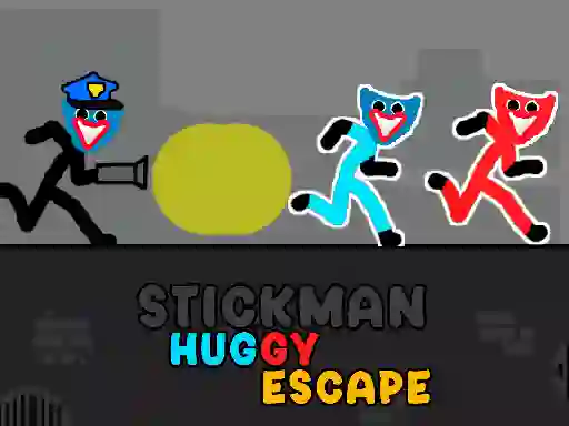 Mchezo Stickman Huggy Escape online