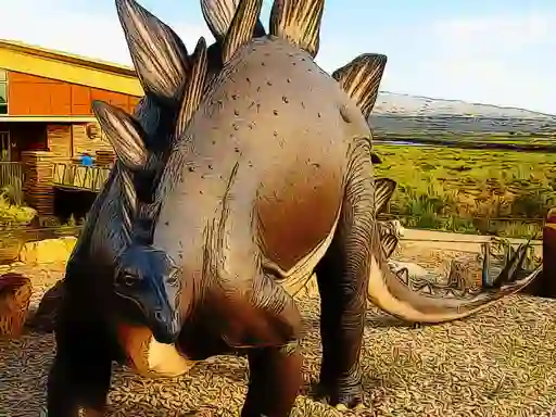 Mchezo Stegosaurus Dinosaur Jigsaw online