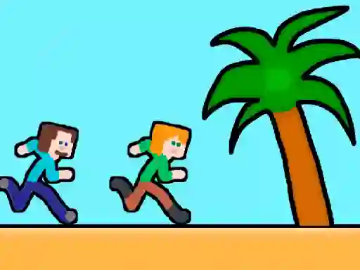 Mchezo Steveman and Alexwoman 2 summer online