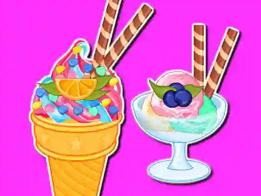 Mchezo Cooking Ice Cream And Gelato online
