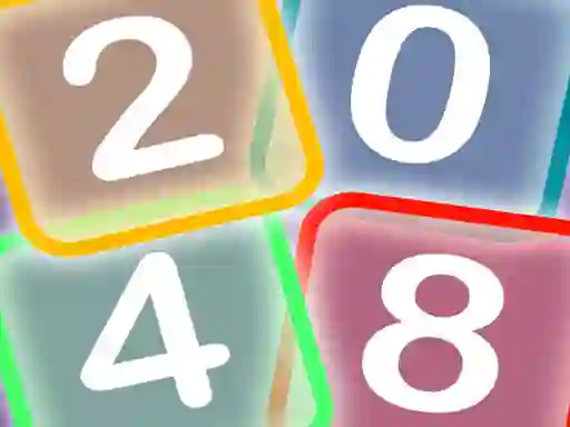 Mchezo Neon Game 2048 online