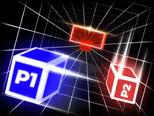 Mchezo Two Cubes 3D online