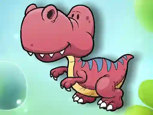 Mchezo Cartoon Dinosaur Memory Challenge online