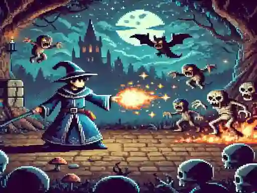 Mchezo Pixel Wizard online