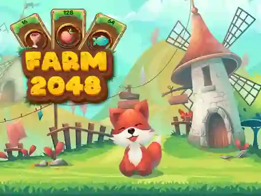 Mchezo Farm 2048 online
