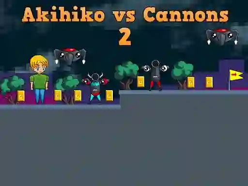 Mchezo Akihiko vs Cannons 2 online