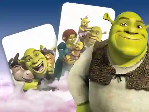 Mchezo Shrek Memory Card Match online