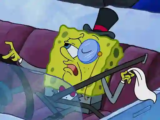 Mchezo Spongebob Driving Test Hidden online