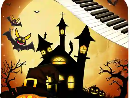 Mchezo Halloween Piano Tiles online