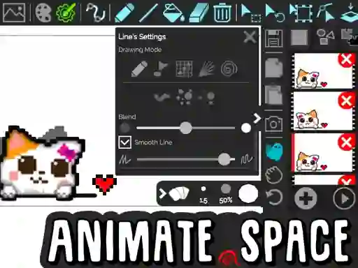 Mchezo Animate Space online