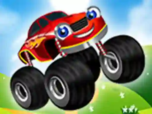 Mchezo Monster Trucks Kids Racing online