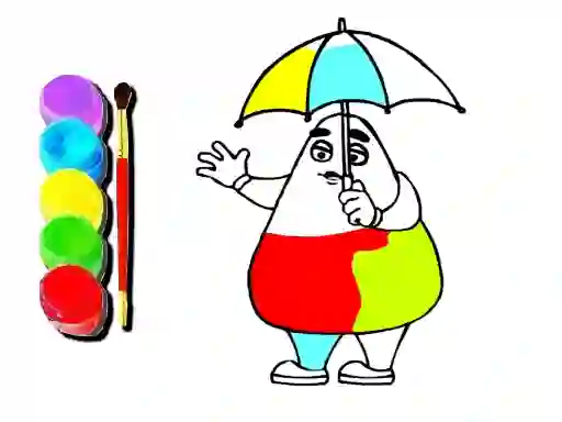 Mchezo Grimace Click and Paint online