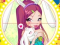 Mchezo Mtindo wa Winx Bunny: Puzzle ya pande zote  online