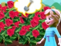 Mchezo Baridi Heart: Elsa kukua roses  online