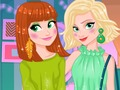 Mchezo Frozen Sisters Rangi ya Mwaka  online
