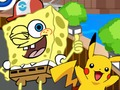 Mchezo Spongebob Pokemon Go online