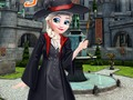Mchezo Elsa Siku ya Kwanza Katika Hogwarts School  online
