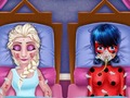 Mchezo Ladybug Na huduma ya kwanza Elsa ya  online