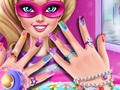 Mchezo Superhero Doll Manicure online