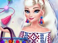 Mchezo Elsa Tassel Design online