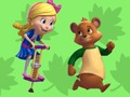 Mchezo Goldie & Bear Fairy Tale Adventures ya Msitu online