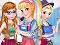 Mchezo Wasichana Disney Kurudi Shule  online
