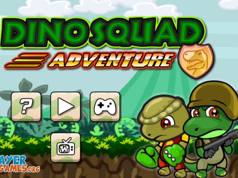 Mchezo Dino squad adventure online