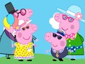 Mchezo Peppa Nguruwe: Familia Mavazi  online