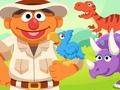 Mchezo 123 Mtaa wa Sesame: Huduma ya Siku ya Dinosaur ya Ernie online